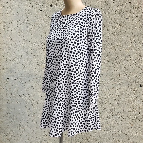 LOFT Heart Pattern Dress - Picture 7 of 12